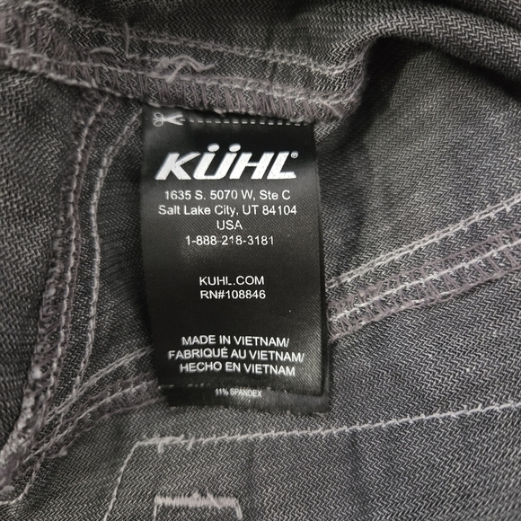 Kuhl Womans Gray Straight Leg Hiking Pants Size 4 - Picture 7 of 9